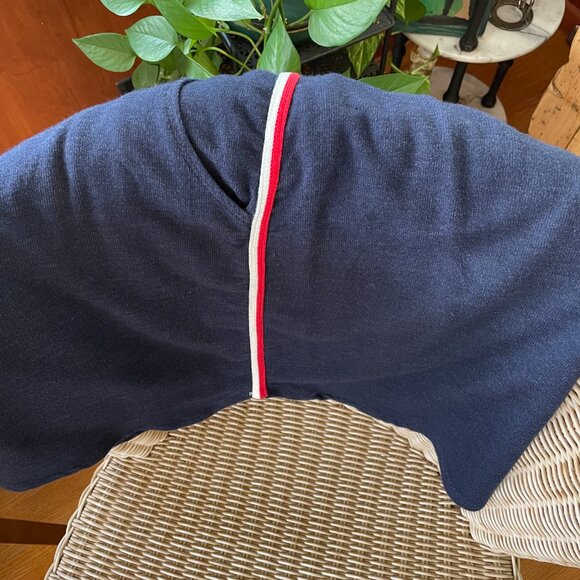 Sundry Saturday Skirt - Navy w/side stripes - Picture 4 of 8